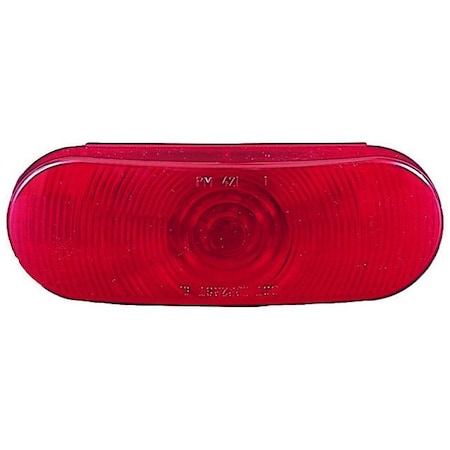 Peterson Stop Turn Tail Light Incandescent Bulb Oval Red Lens 612 x 214 NonSubmersible V421R